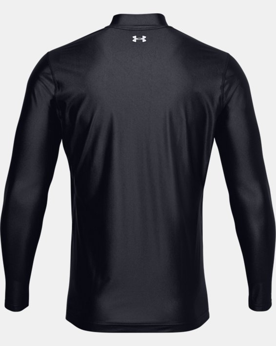 Men's UA Iso-Chill Long Sleeve Golf Mock in Black image number 6